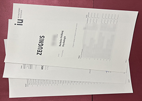 Buy an IU Internationale Hochschule Zeugnis sample