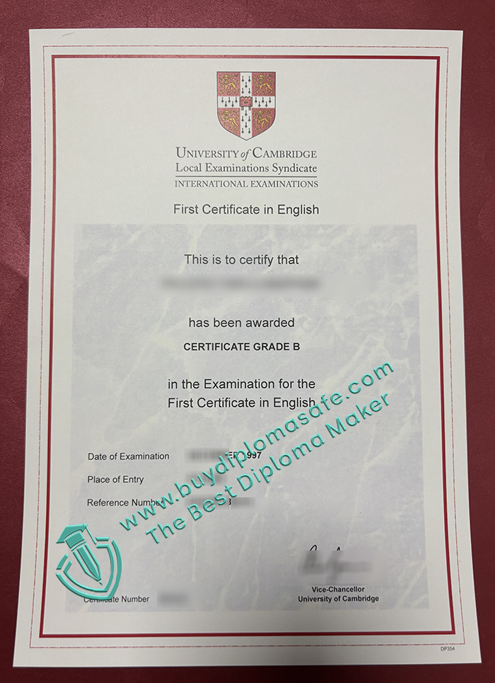 CAMBRIDGE First Certificate in English