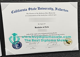 CSUF diploma, Cal State Fullerton degree
