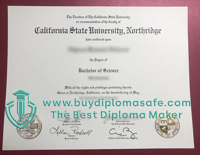 CSUN diploma, California State University, Northridge degree