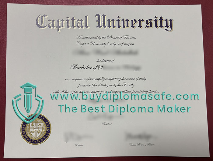 Capital University Diploma Capital University Diploma
