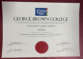 George Brown College Degree sample