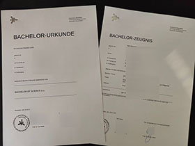 Hochschule RheinMain Urkunde and Zeugnis sample