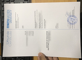 RWTH Aachen University Urkunde sample