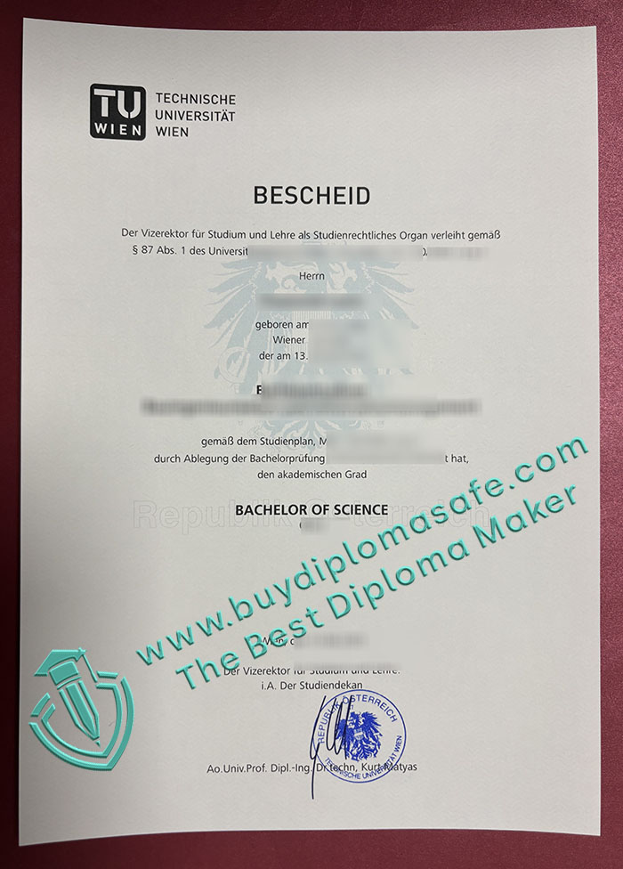 TU Wien diploma, Order a Technische Universität Wien degree TU Wien diploma, Order a Technische Universität Wien degree