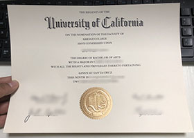 UCSC Diploma, Order a UC Santa Cruz degree sample
