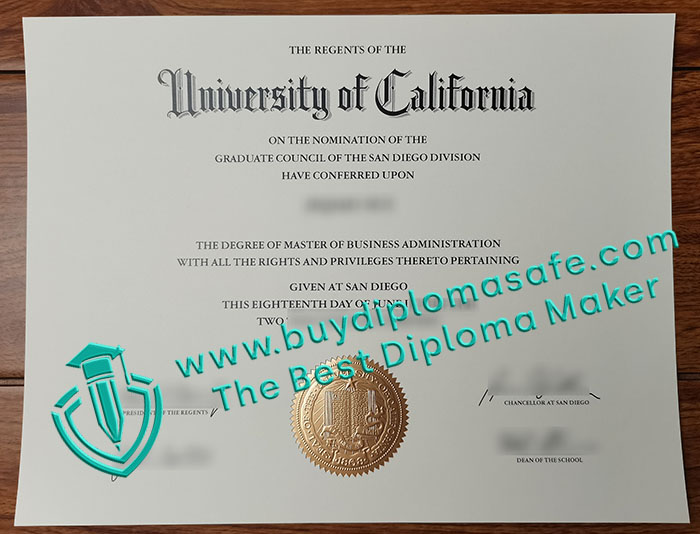 UCSD diploma