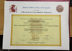 Universidad de Salamanca degree sample