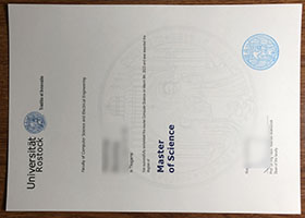 Universität Rostock Urkunde sample
