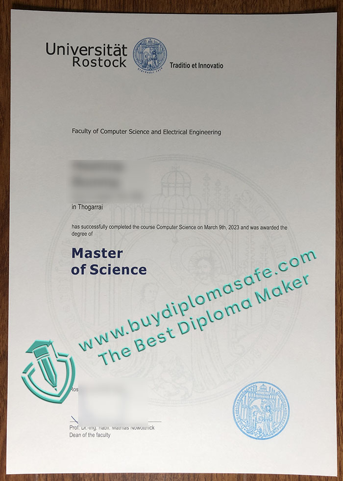 Universität Rostock Urkunde Universität Rostock Urkunde