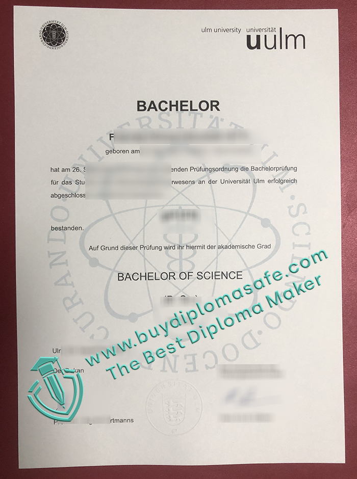 Universität Ulm Urkunde Universität Ulm Urkunde