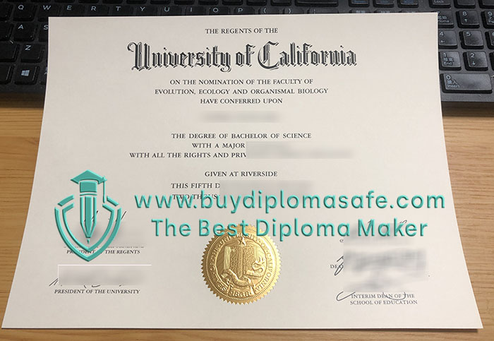 University of California, Riverside degree