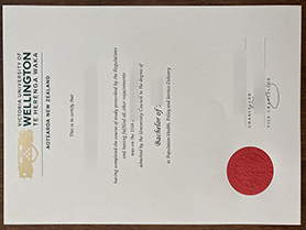 Victoria University of Wellington Certificat de licence