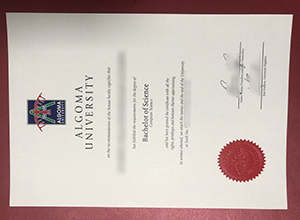 Algoma University diploma