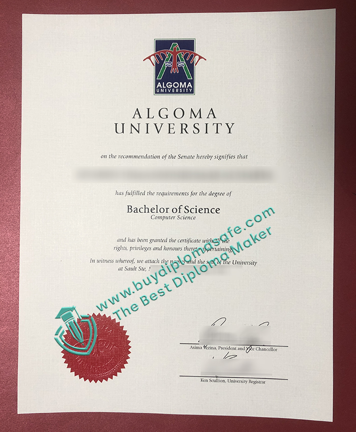 Algoma University diploma Algoma University diploma