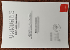 Fachhochschule Dortmund Urkunde