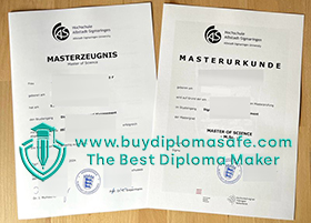 Hochschule Albstadt-Sigmaringen urkunde Zeugnis