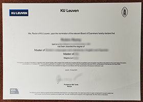 KU Leuven diploma