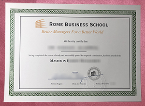 Rome Business School degree