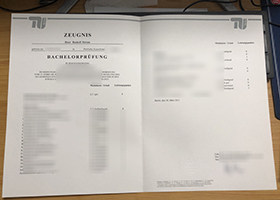 Technische Universität Berlin Zeugnis sample
