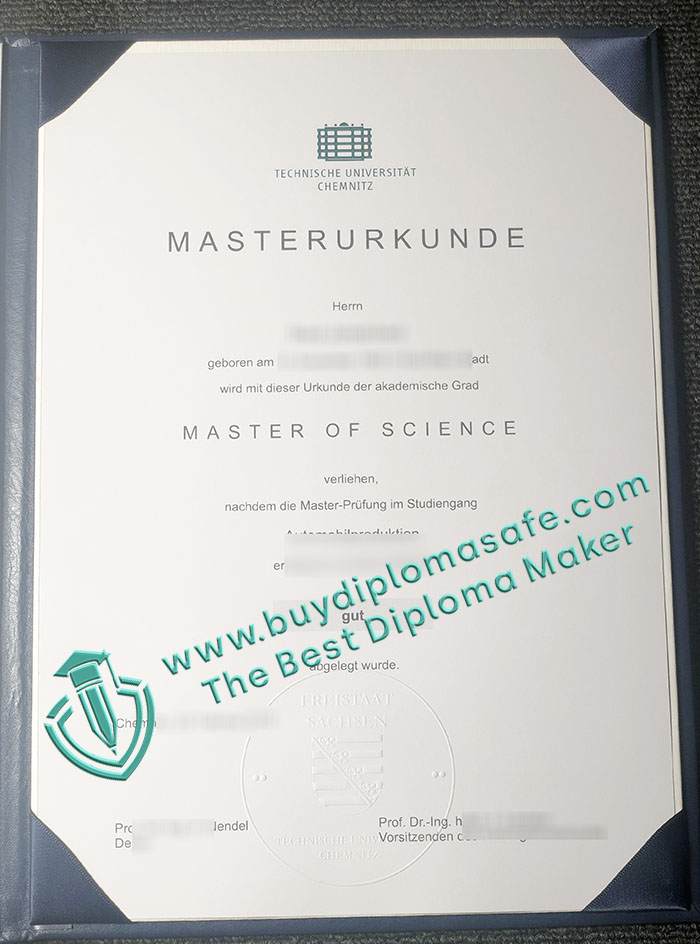 Technische Universität Chemnitz Urkunde