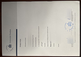 Universität Potsdam Urkunde