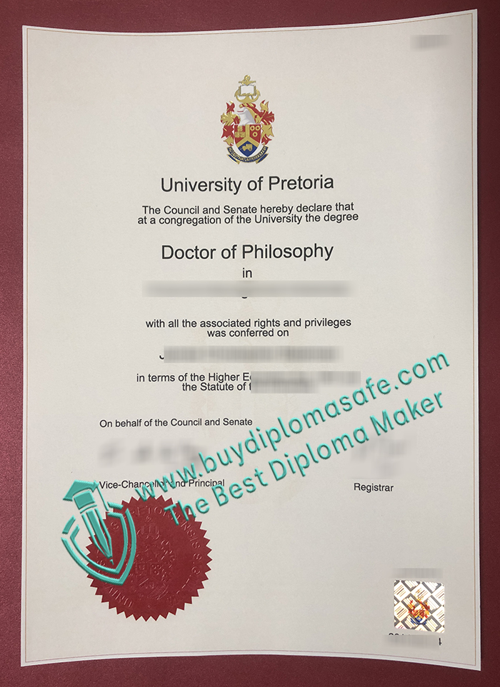 University of Pretoria degree University of Pretoria degree