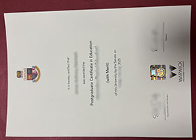 University of Warwick Degree Certificate