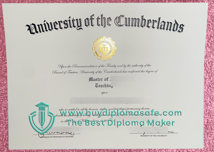 University of the Cumberlands diploma University of the Cumberlands diploma