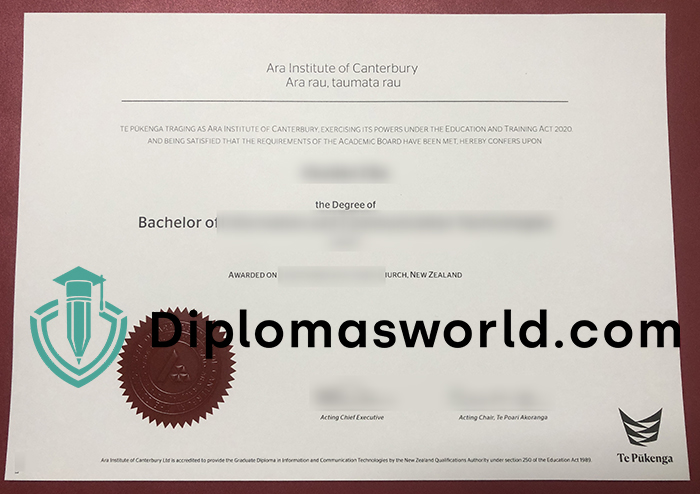 Ara Institute of Canterbury degree