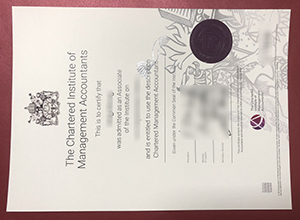 CIMA certificate