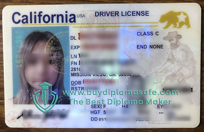 California driver's license sample, Make a California ID California driver's license sample, Make a California ID