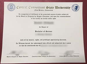Central Connecticut diploma, Order a CCSU degree sample
