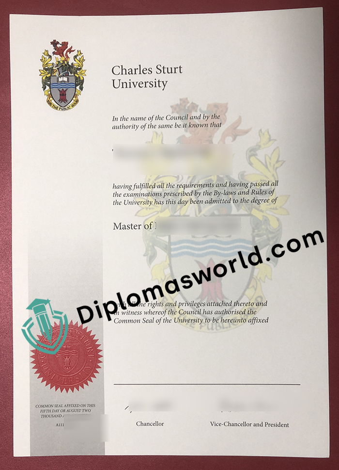 Charles Sturt University degree Charles Sturt University degree