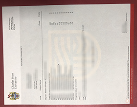Charles Sturt University transcript