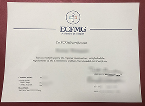 ECFMG certificate