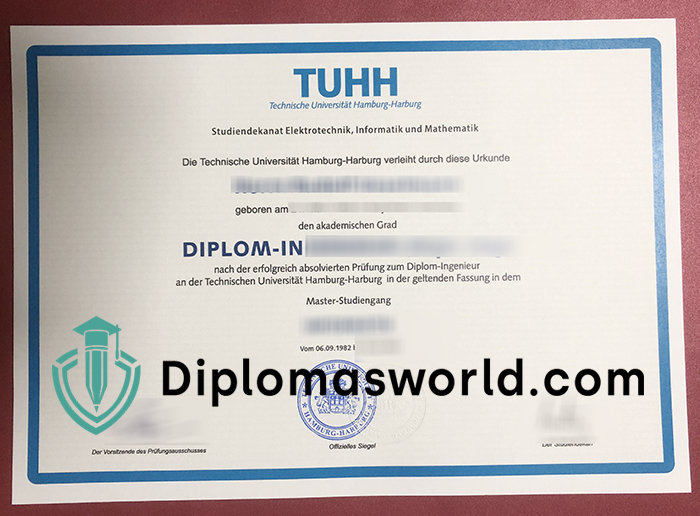Hamburg University of Technology diploma Hamburg University of Technology diploma