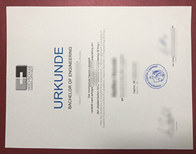 Hochschule Hamm-Lippstadt Urkunde