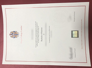 King's College London degree certificate