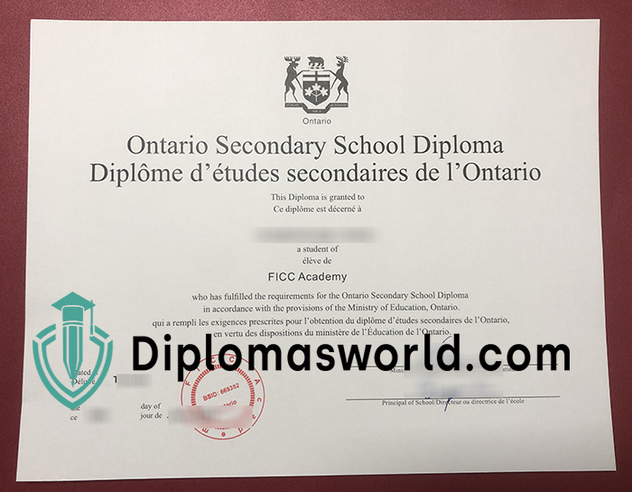 OSSD diploma OSSD diploma