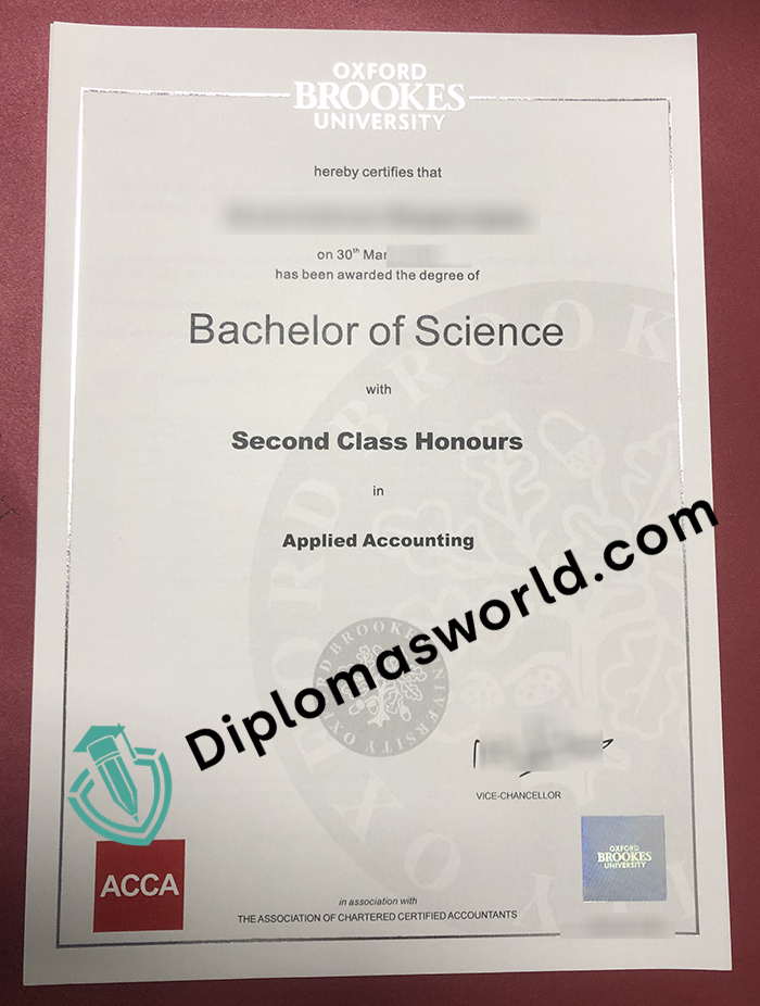 Oxford Brookes University degree