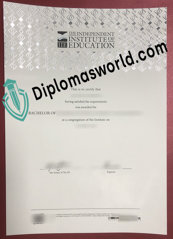 The Independent Institute of Education degree