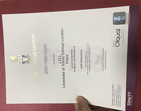 Trinity College London LTCL Level 6 diploma sample