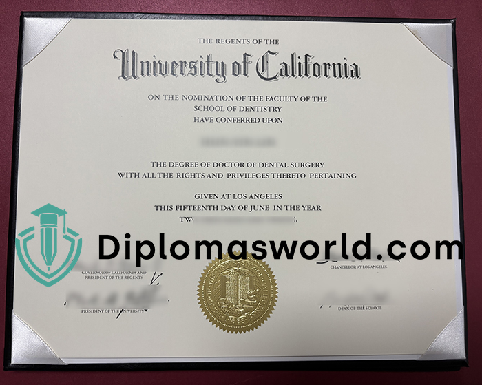 Diploma de la UCLA