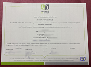 UNamur diploma