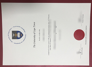 University of Cape Town diploma sample