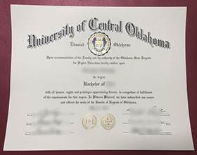 University of Central Oklahoma (UCO) diploma