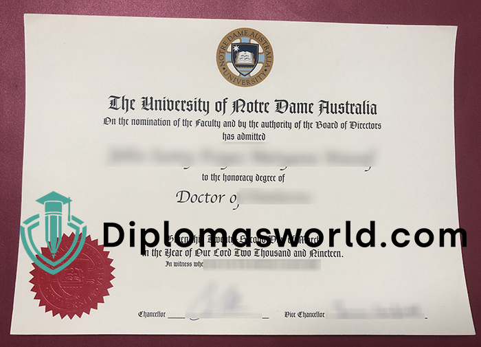 University of Notre Dame Australia degree