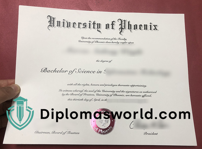 University of Phoenix diploma