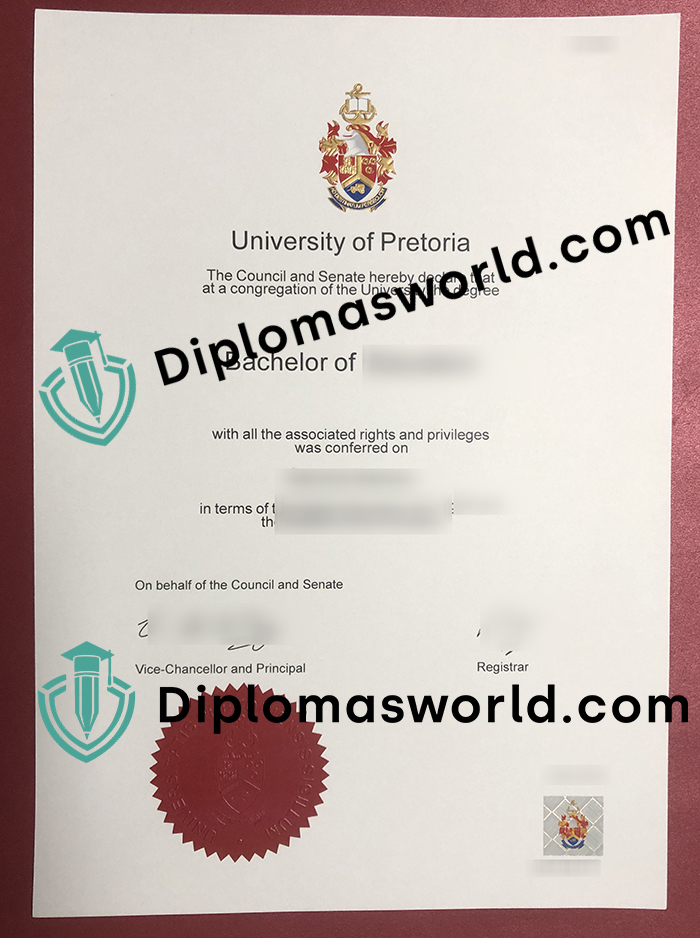 University of Pretoria degree University of Pretoria degree